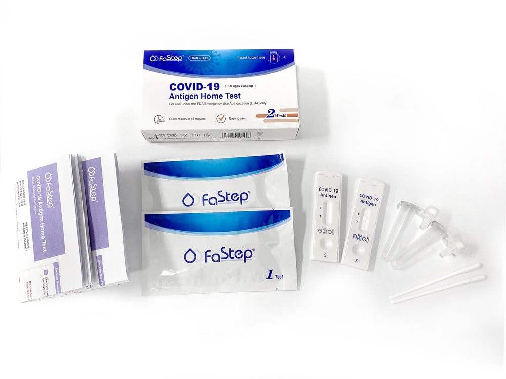 Fastep At Home COVID-19 Antigen Test - 2 Tests per Kit (FDA - EUA #220191)